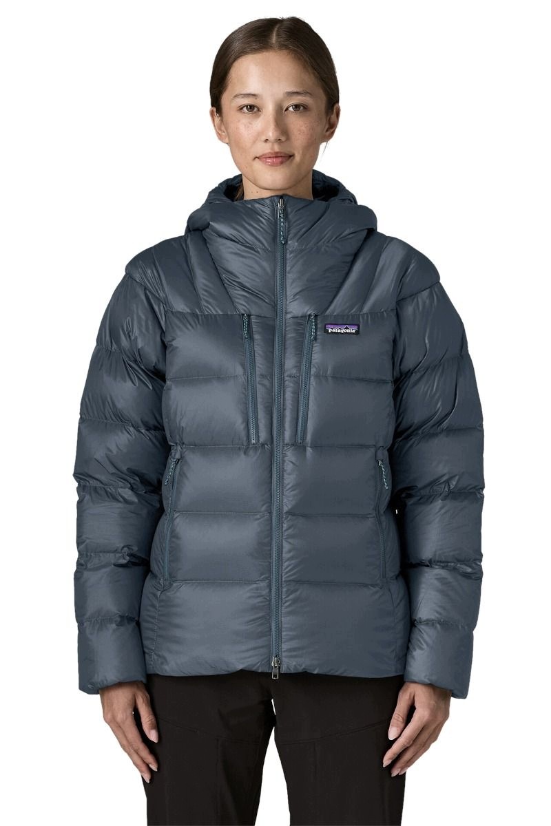 Kurtka zimowa damska Patagonia Fitz Roy Down Hoody Summit