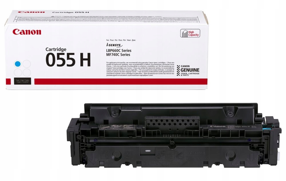 Canon originálny toner 055HC (azurový, 5900str.) pre Canon MF742Cdw, MF744C