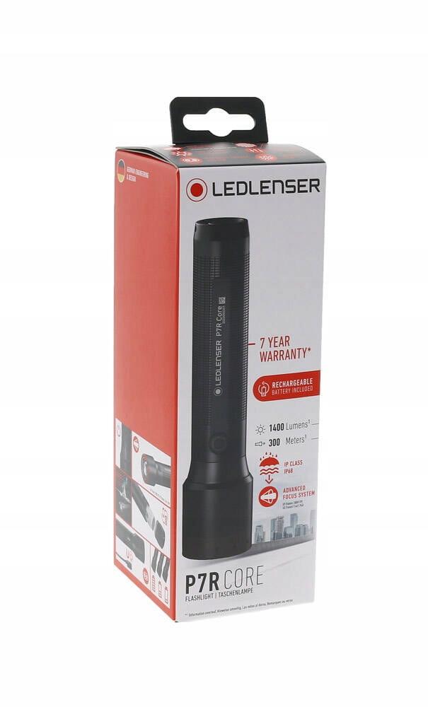 LEDLENSER P7R Core Latarka LED 1400 Lumen Akumulator Wodoodporna — miniatura 11