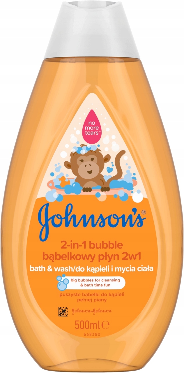 JOHNSONS BABY PŁYN DO KĄPIELI 2W1 500ML