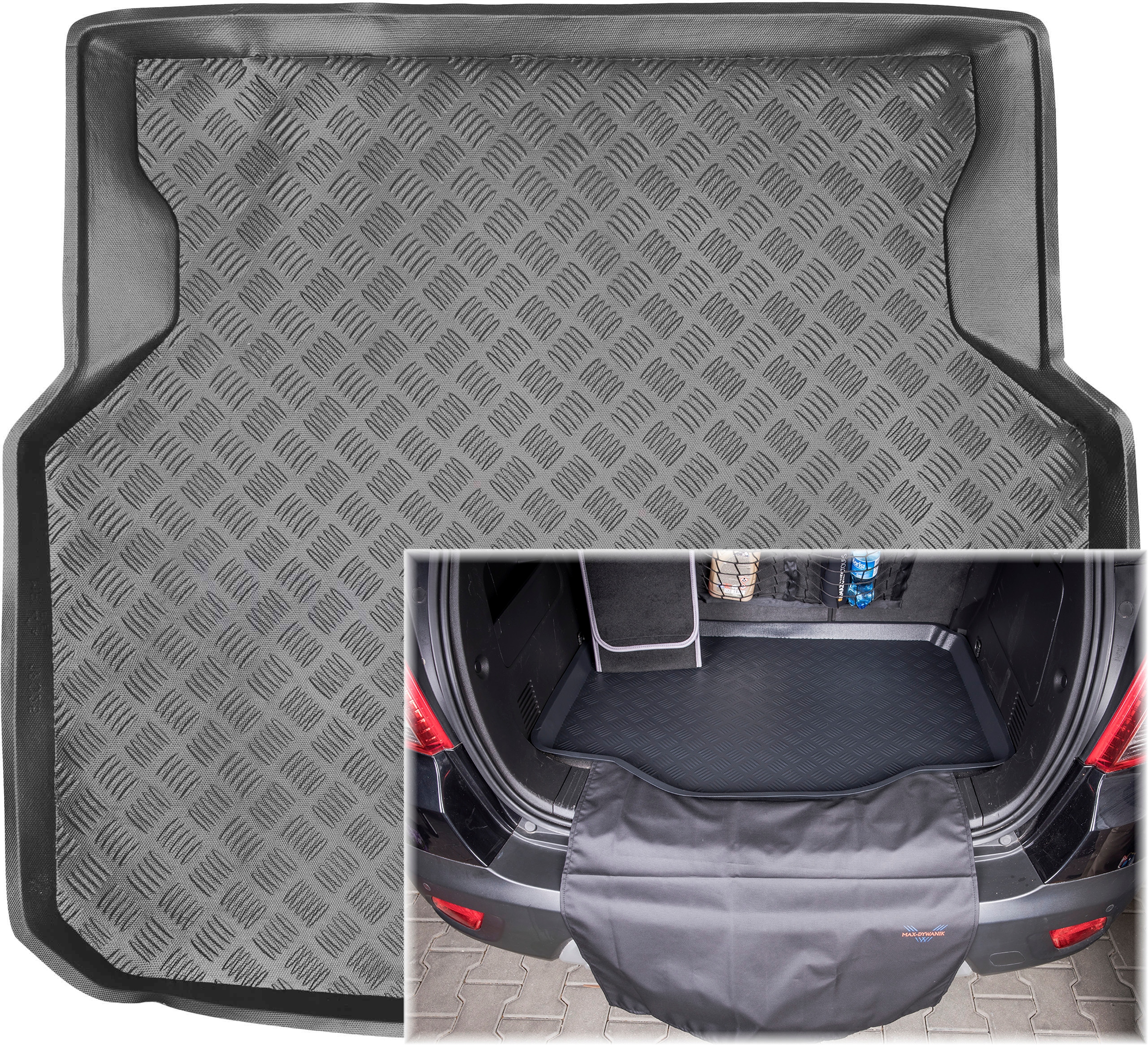 Mercedes C-class W204 Sedan od roku 2007-2014, rohož krytka nárazníku