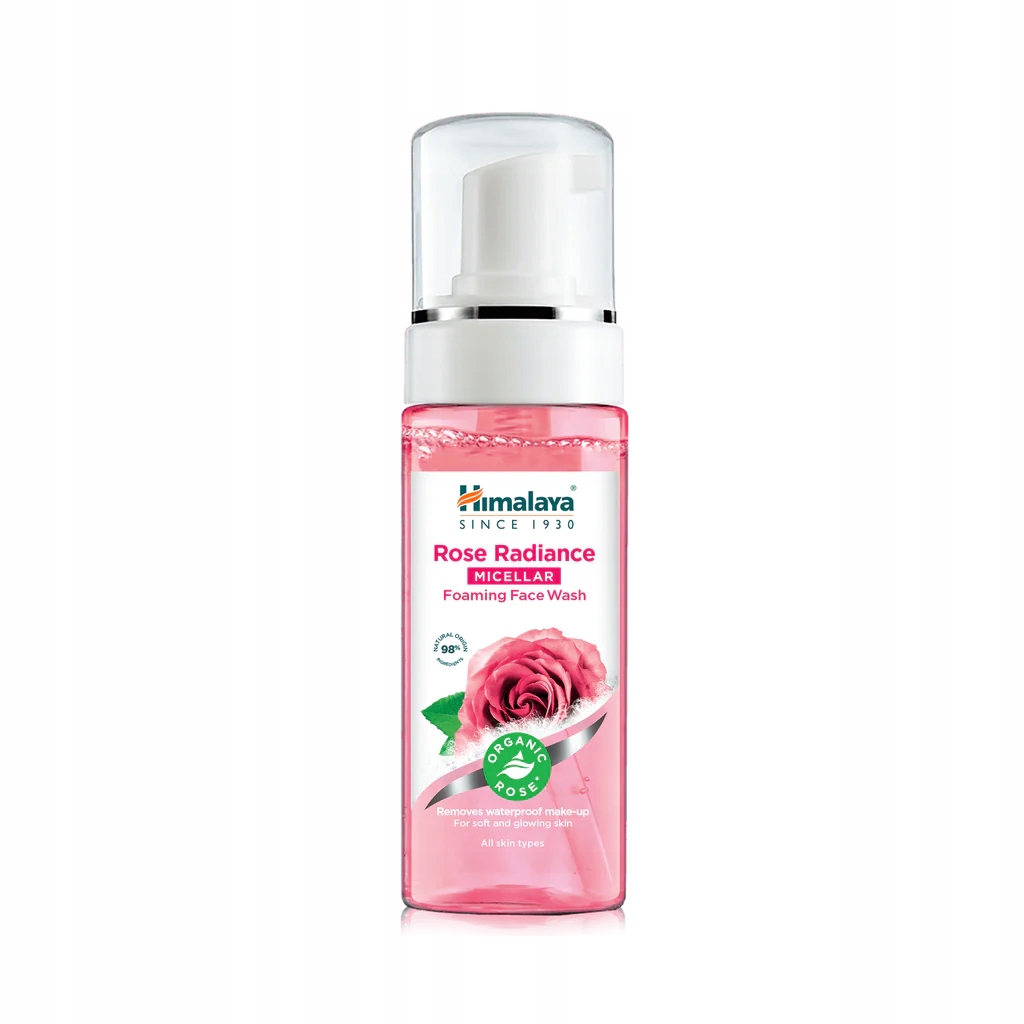 

Pianka do mycia twarzy z różą 150ml Himalaya