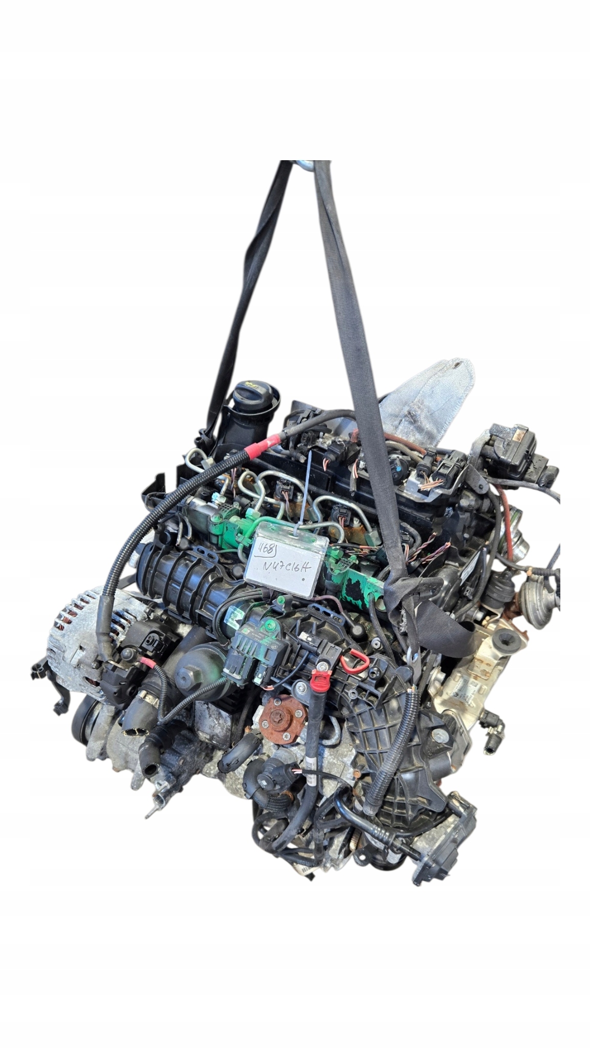 MINI COOPER ONE R55 R56 1.6 D 2012 N47C16A engine complete KPL 165 TYS KM