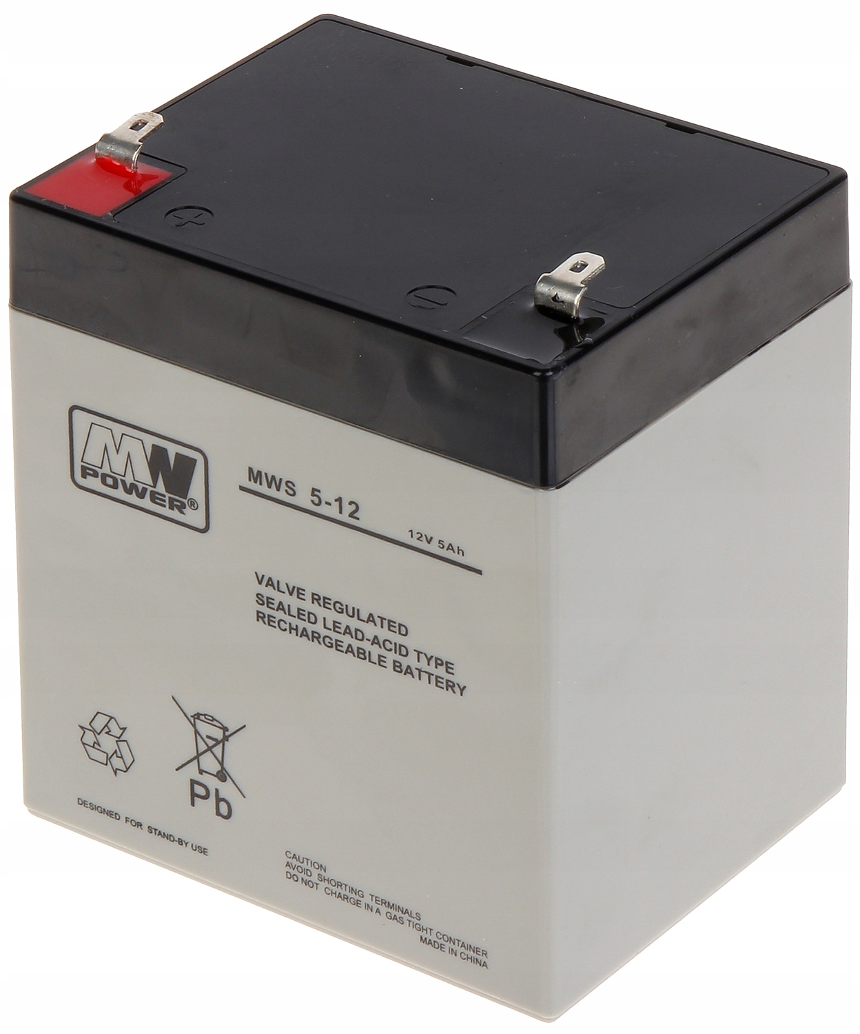 

Akumulator Mws 5-12 Agm 12V/5AH-MWS