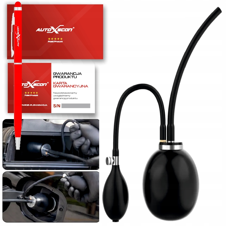 Adaptér Hruška Autoxscan Sd Generátor Kouře Ruční Pumpa