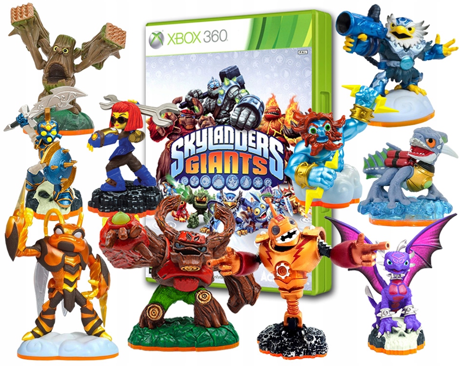 SKYLANDERS GIANTS BOOSTER PACK 10 FIGUREK XBOX 360