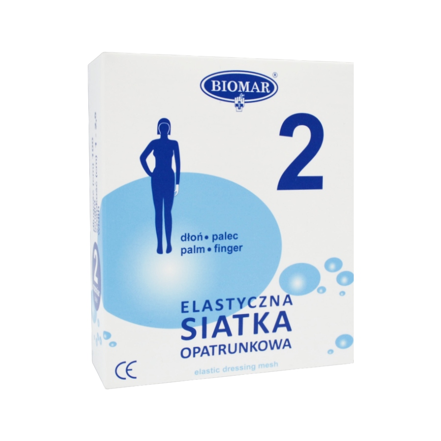 ELASTYCZNA SIATKA OPATRUKOWA R-2 (DŁOŃ PALEC) 1m Producent Biomar