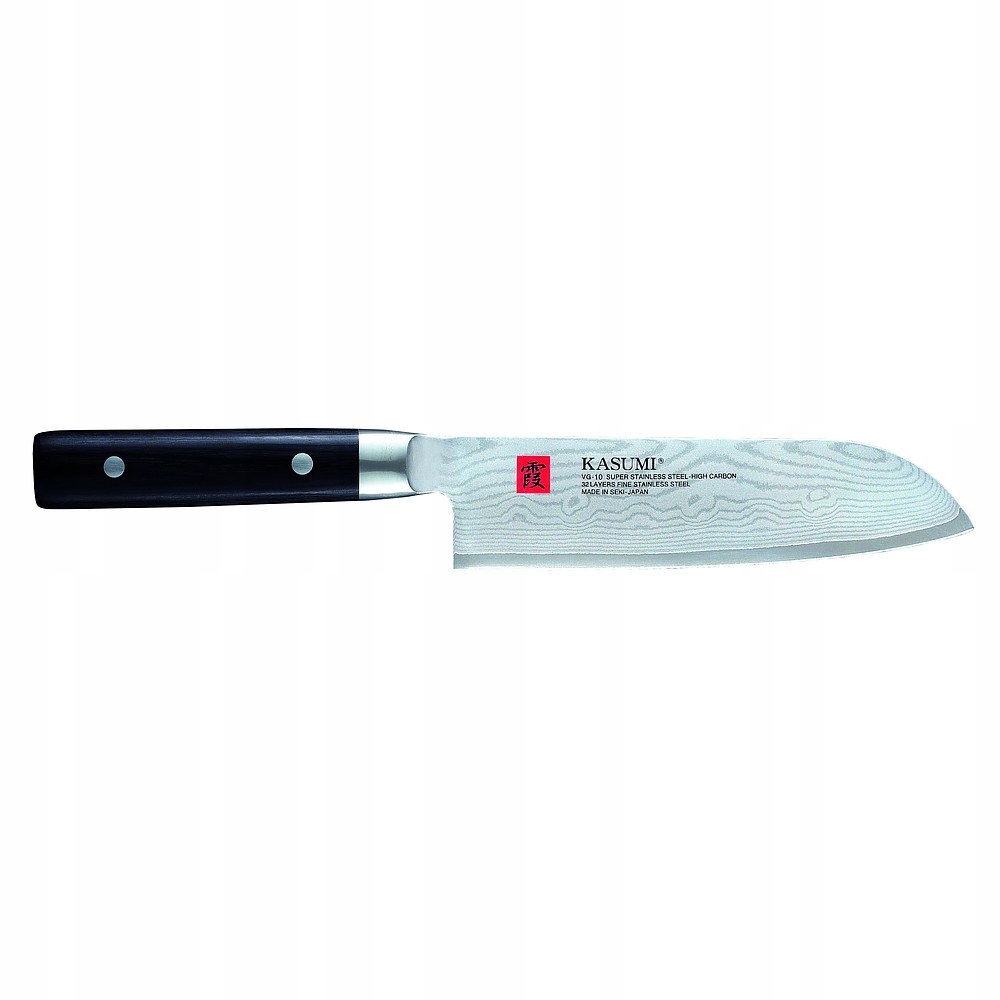 Japonský nôž santoku Kasumi Damascus K-84018 18 cm VG-10 60 Hrc damast