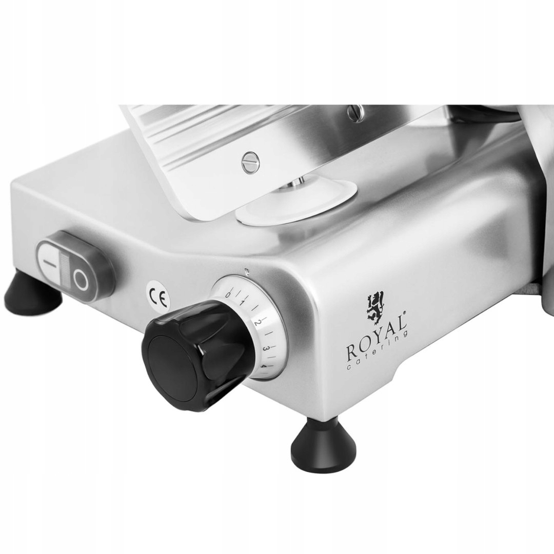 KRAJALNICA ELEKTRYCZNA SKLEPOWA DO WĘDLIN I SERA 150W TARCZA 250MM Model RCAM-250E