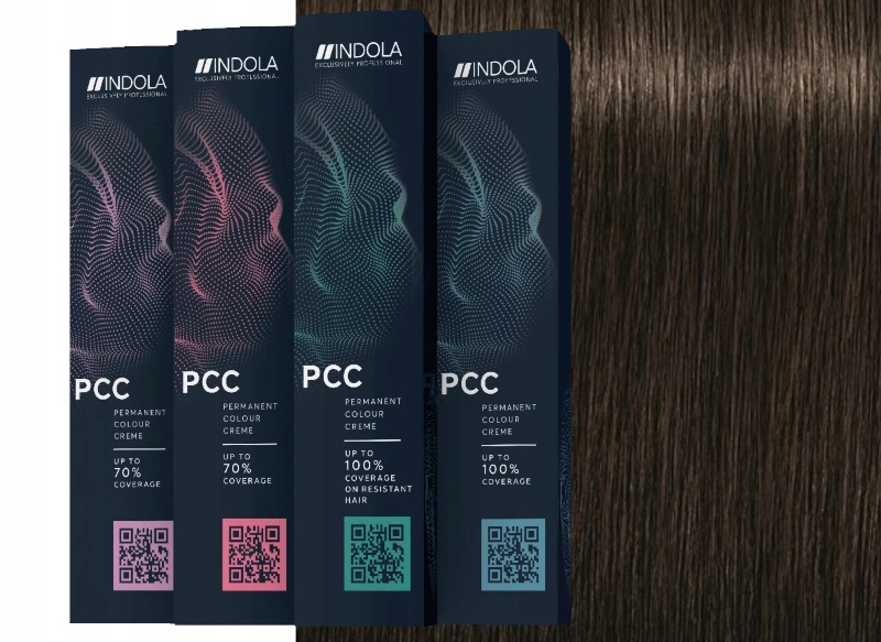 

Indola Pcc farba do włosów 5.0+ Jasny Brązowy int.