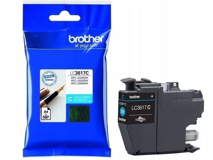 

Tusz Brother LC3617C Cyan MFCJ2330 Oryginał