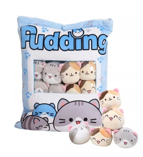 Zdejmowane Pluszowa kotów poduszka rzucania 40cm