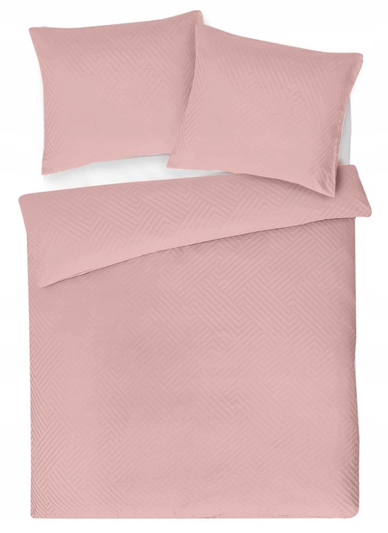 Povlečení geometrické povlečení premium 200x220 pudrová růžová