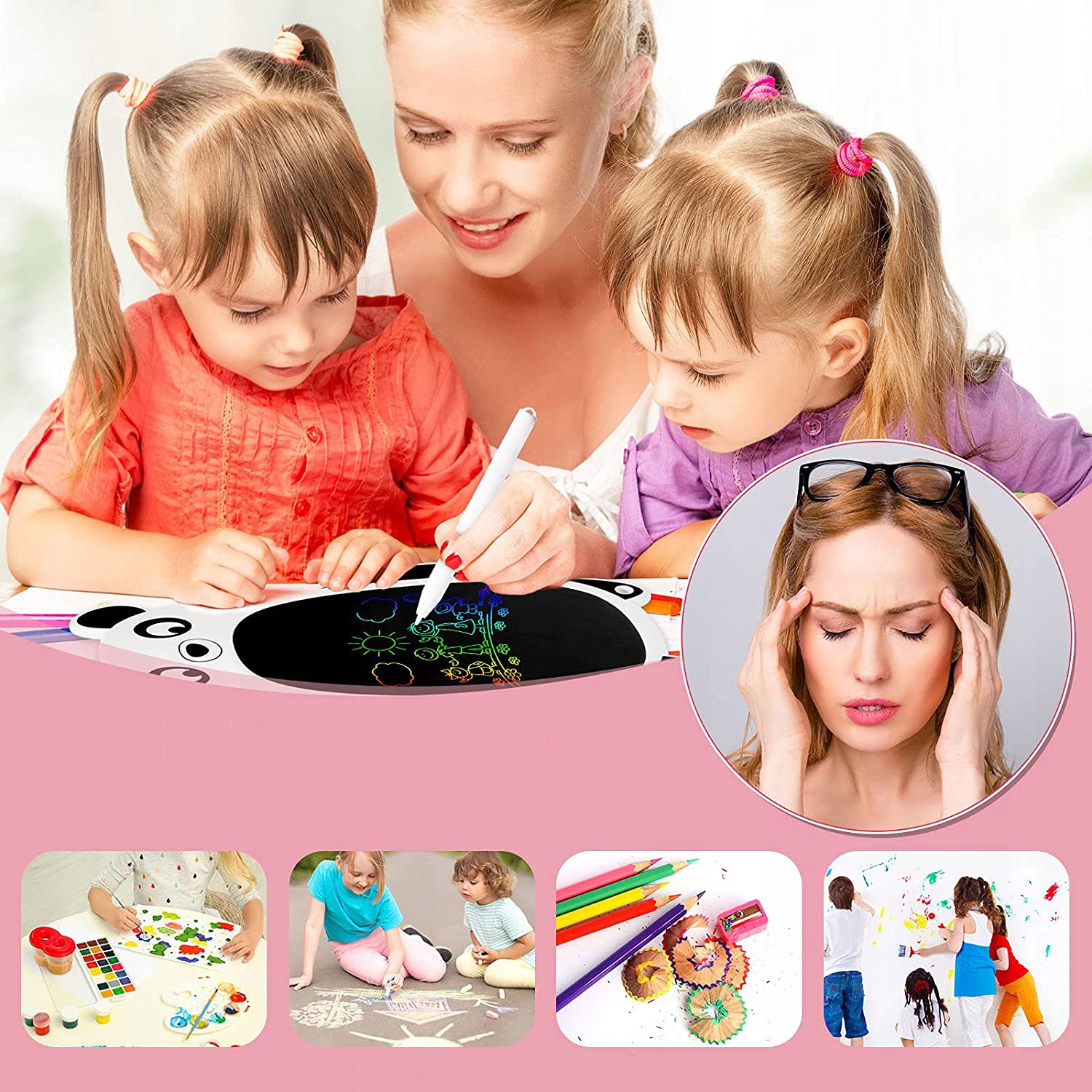 ZNIKOPIS детский графический планшет для рисования ЖК-дисплей вес продукта с единичной упаковкой 0,22 кг