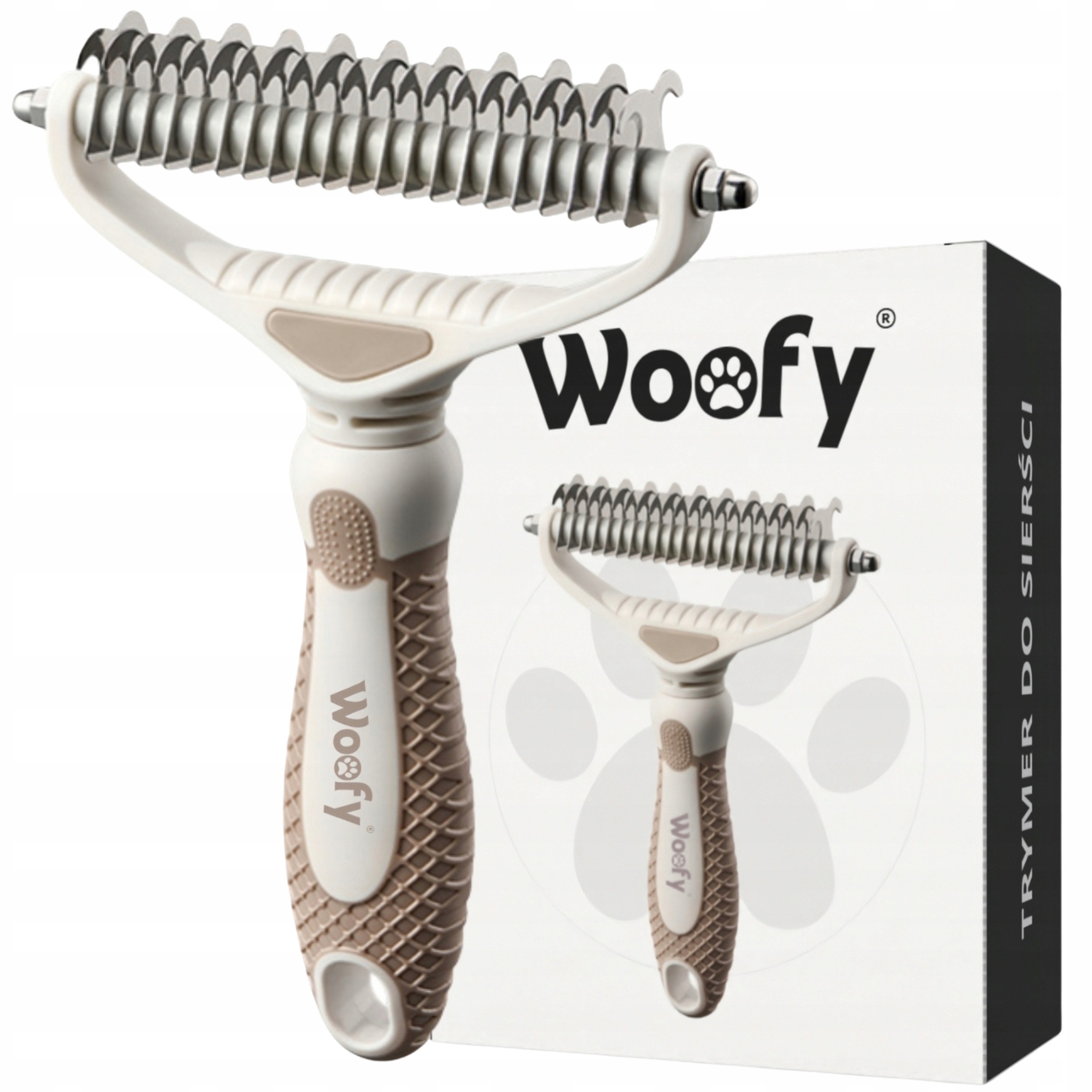 PROFESJONANY TRYMER ZGRZEBŁO GRZEBIEŃ DO KOŁTUNÓW USUWA MARTWY WŁOS DLA PSA