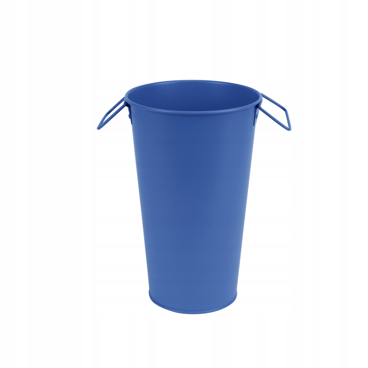 Wazon ozdobny ze stali ocynkowanej chabrowy