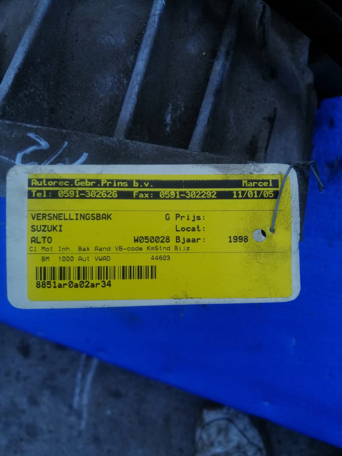 Getriebe Suzuki Alto 1.0 1998r 44tys km Automat