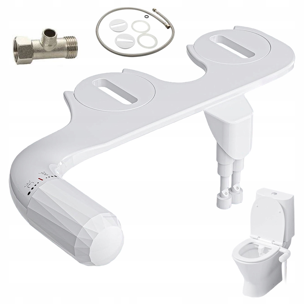 Bidet Na Wc, Univerzální Mycí Nástavec Na Bidet Se Dvěma Tryskami