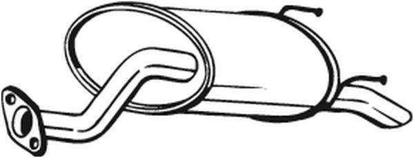 Bosal 163-395 Tłumik