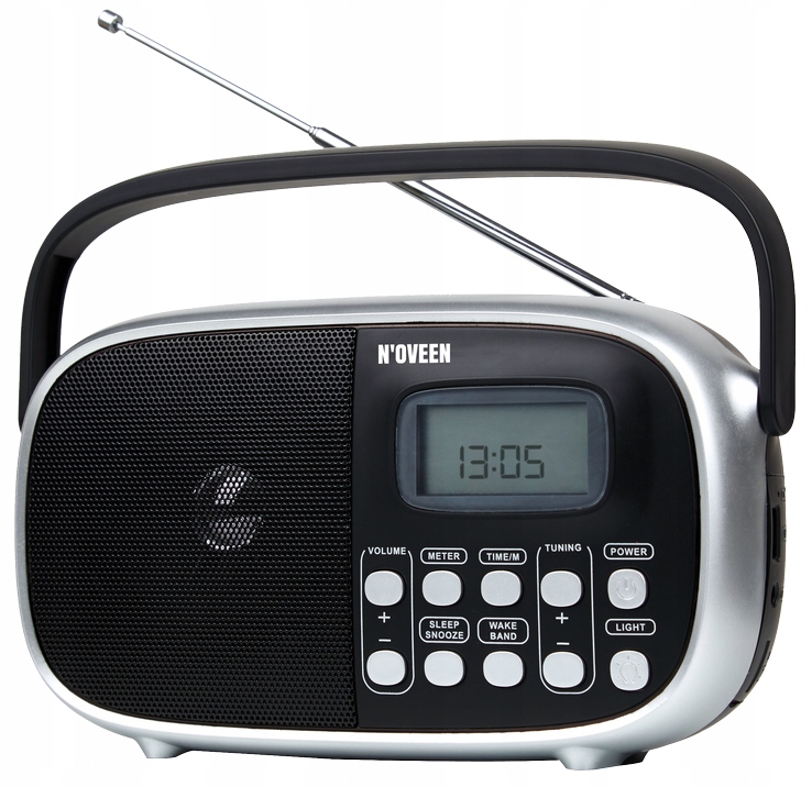 RADIO KUCHENNE SIECIOWE RETRO ZEGAR BUDZIK FM/ AM