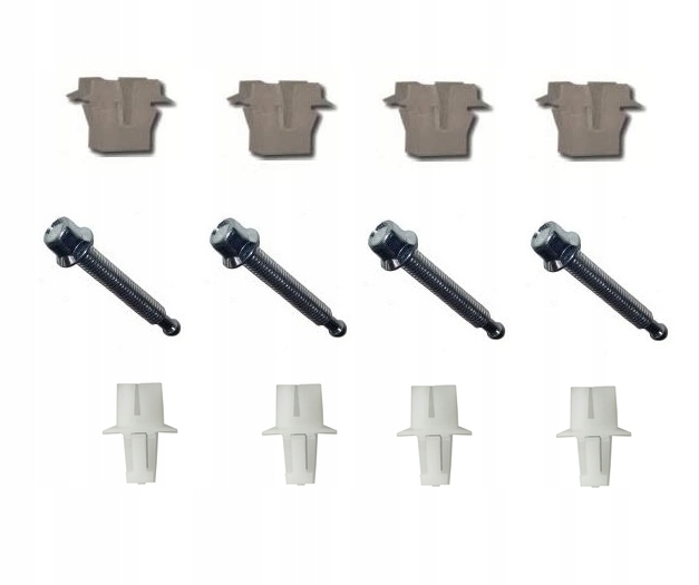 FIAT 126p - ZESTAW MONTAŻOWY LAMP REFLEKTORÓW - śruby kostki spinki