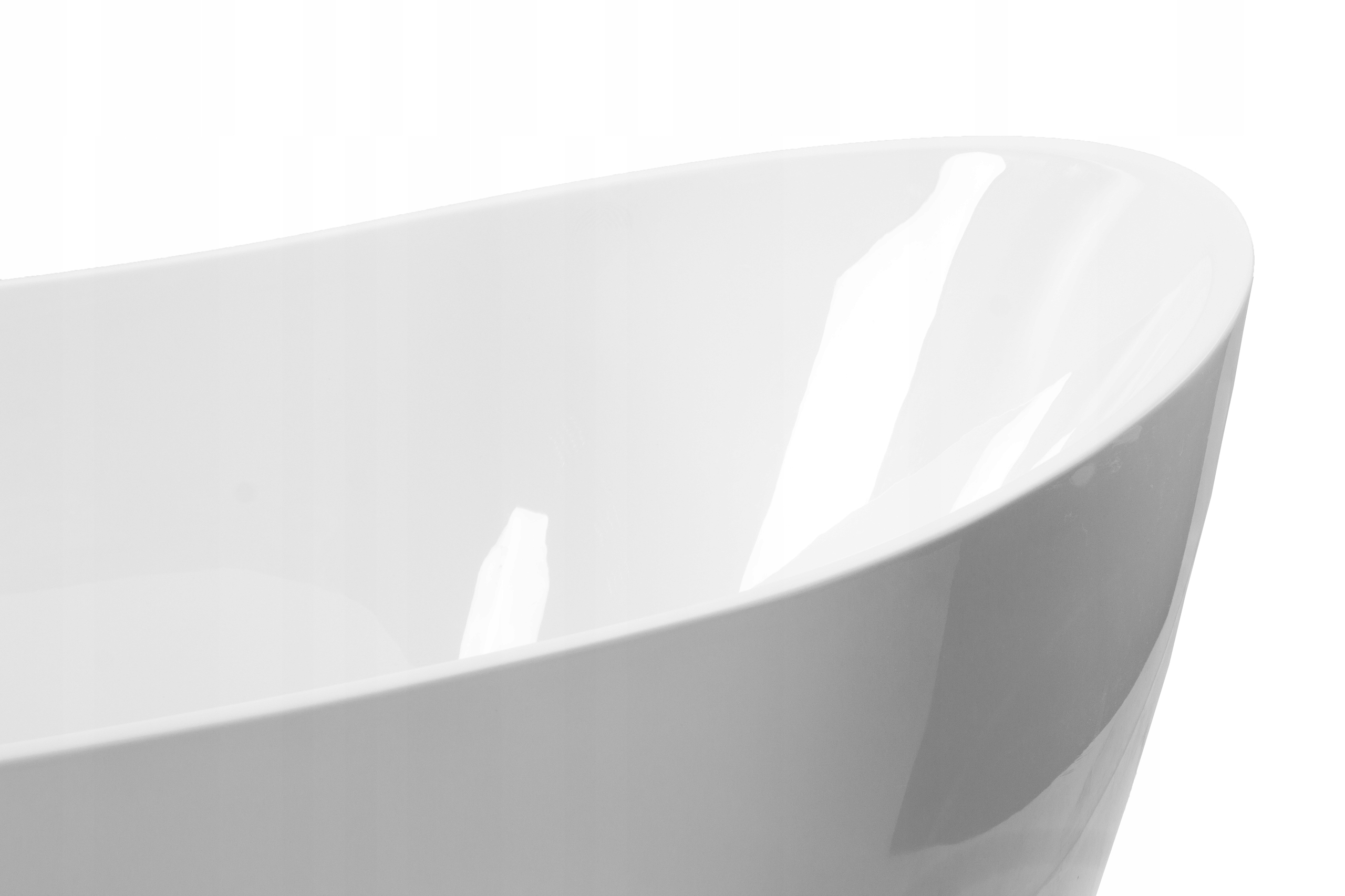 WANNA WOLNOSTOJĄCA MALTA 150 x 75 cm Syfon OWALNA Typ wanny wolnostojąca