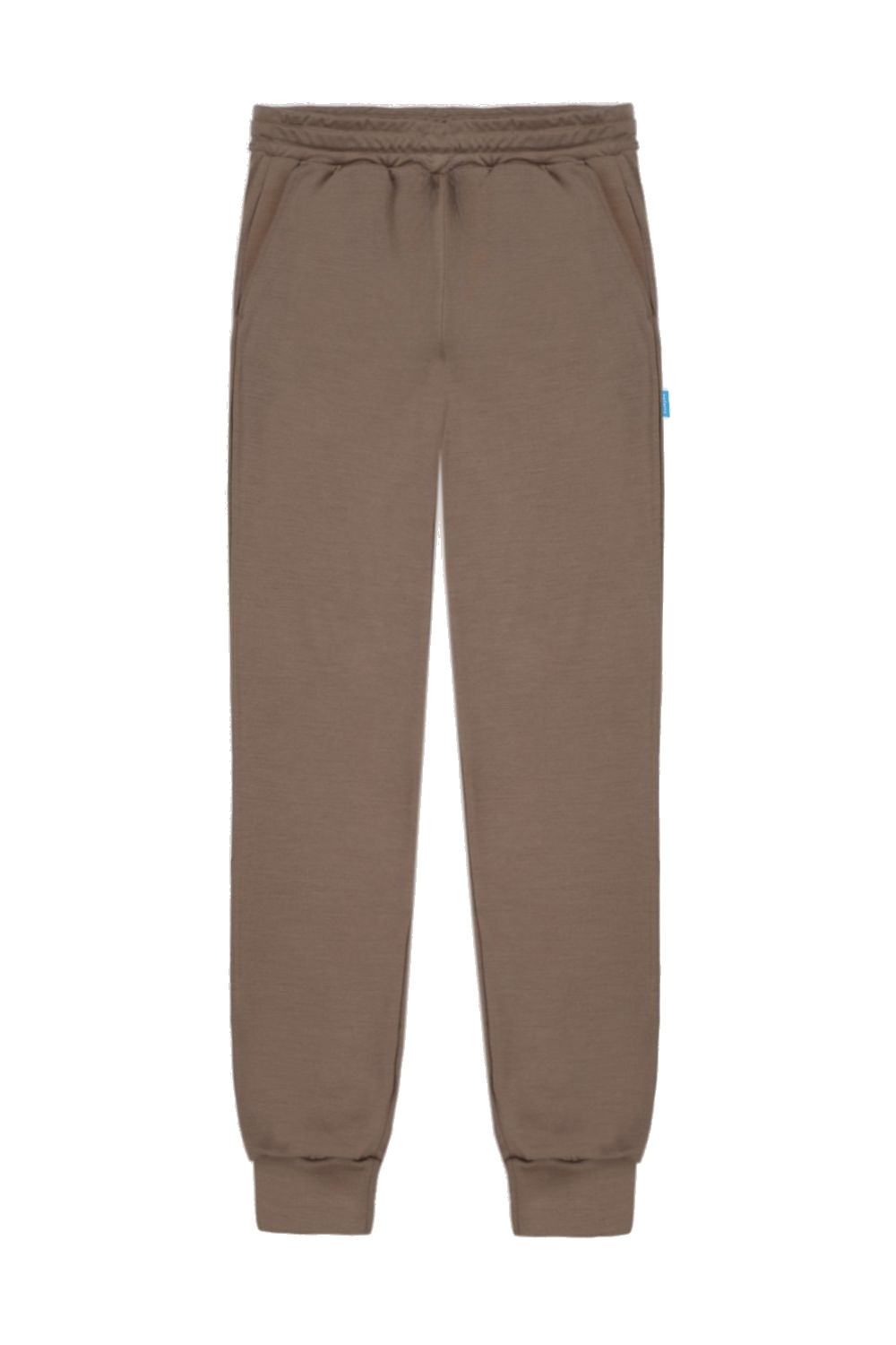 Spodnie z wełny merino 100% dresowe damskie brązowe rozmiar L