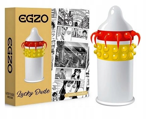 

Egzo Lucky Dude wypustki stymulacja potęgująca