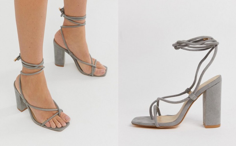 PUBLIC DESIRE DAMSKIE SANDAŁY WIĄZANE 38 1DGR Płeć kobieta