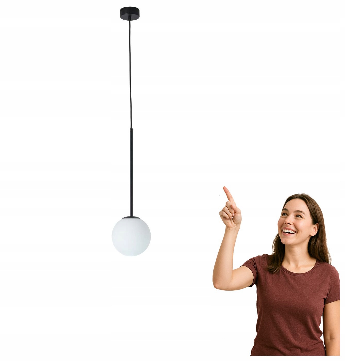 Závesná lampa Bolti PL0112-BK Yaskr