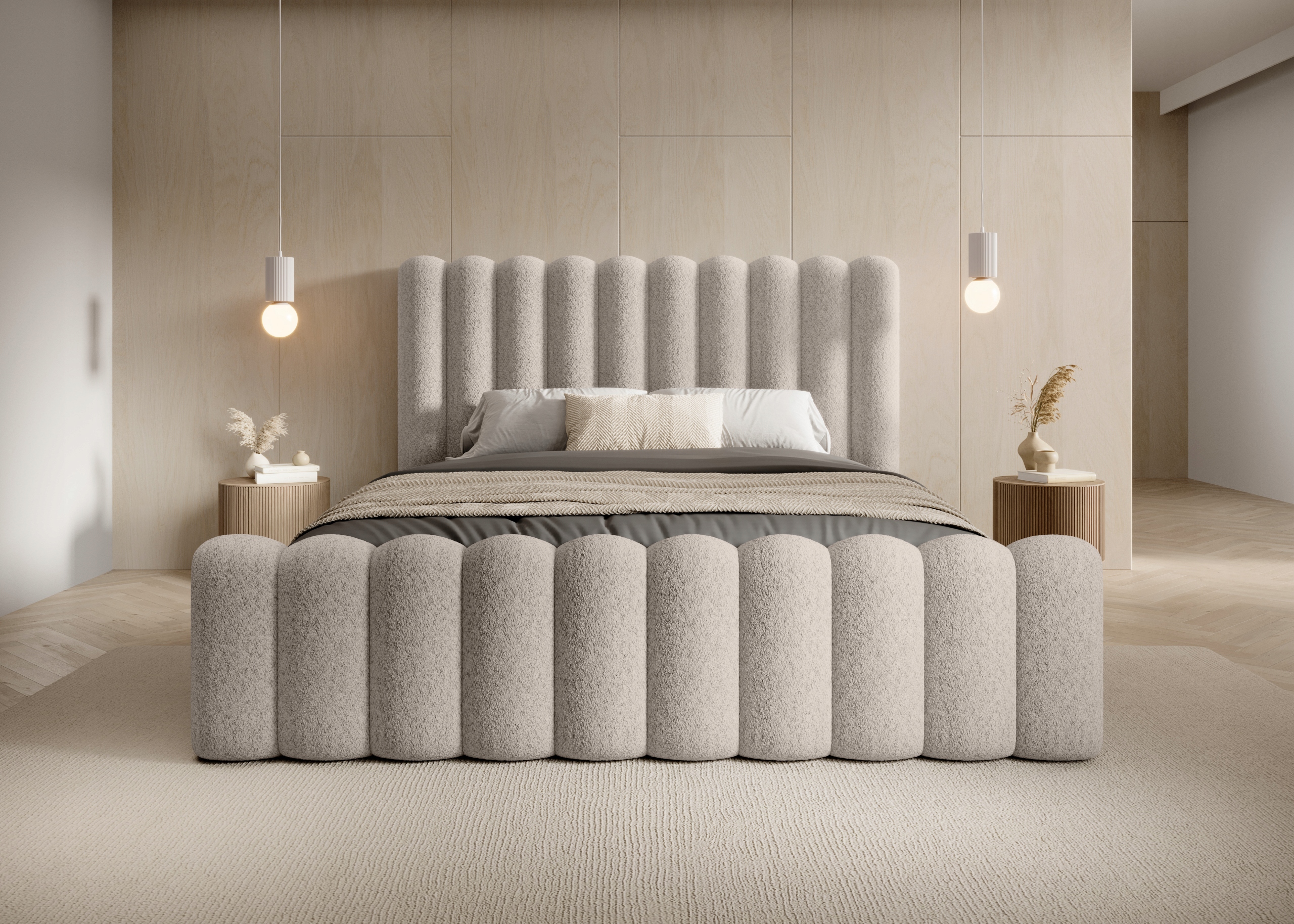 Moderní čalouněná postel 160x200 úložný prostor na povlečení Mona VII