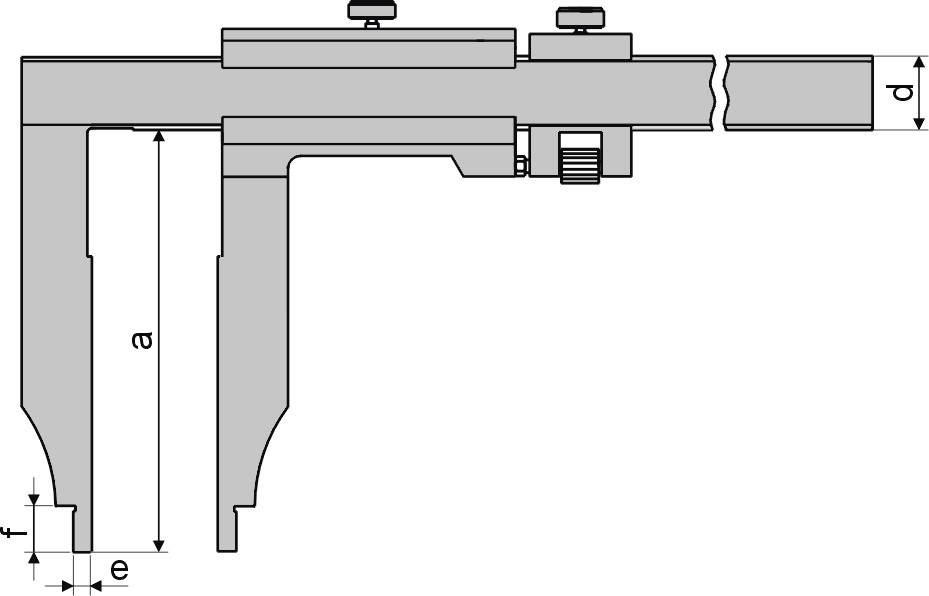 SUWMIARKA ANALOGOWA JEDNOSTRONNA MONOBLOK MAJd 400 x 100mm Rodzaj analogowa