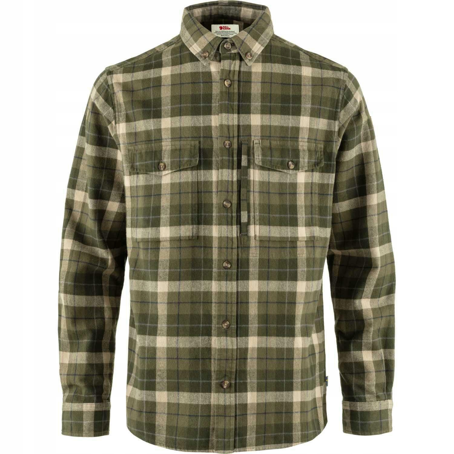 Pánská myslivecká košile Fjallraven Varmland Heavy Flannel XL bavlněná