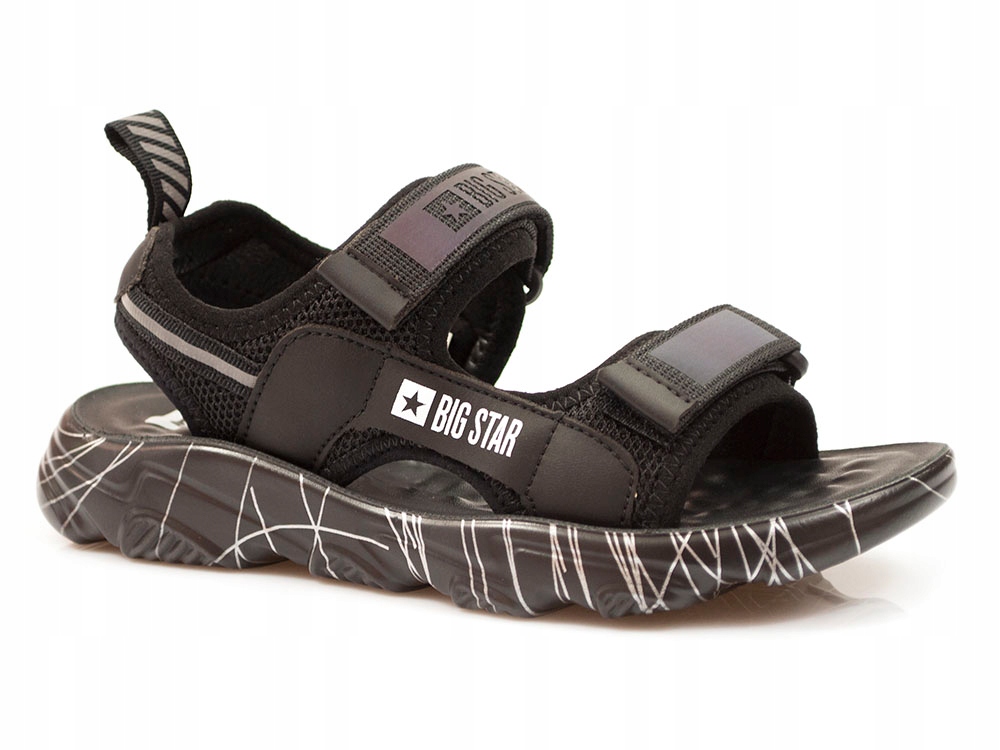 sandały dziecięce chłopięce sportowe Big Star JJ374159 czarny