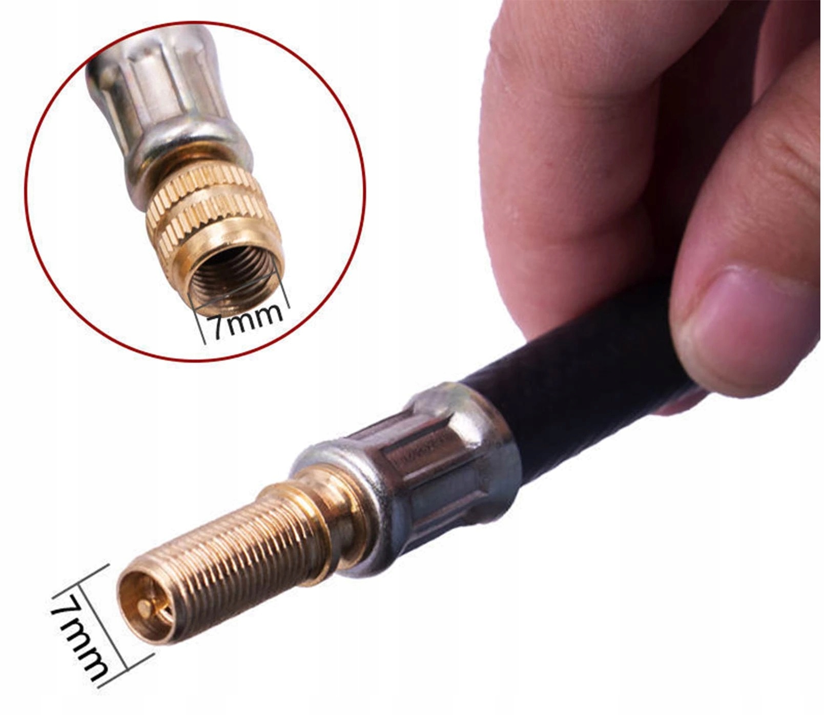 PRZEDŁUŻKA ZAWORU POMPOWANIA KÓŁ DO FRUGAL CLEVER Kod producenta Przedłużka zaworu giętka do FRUGAL CLEVER