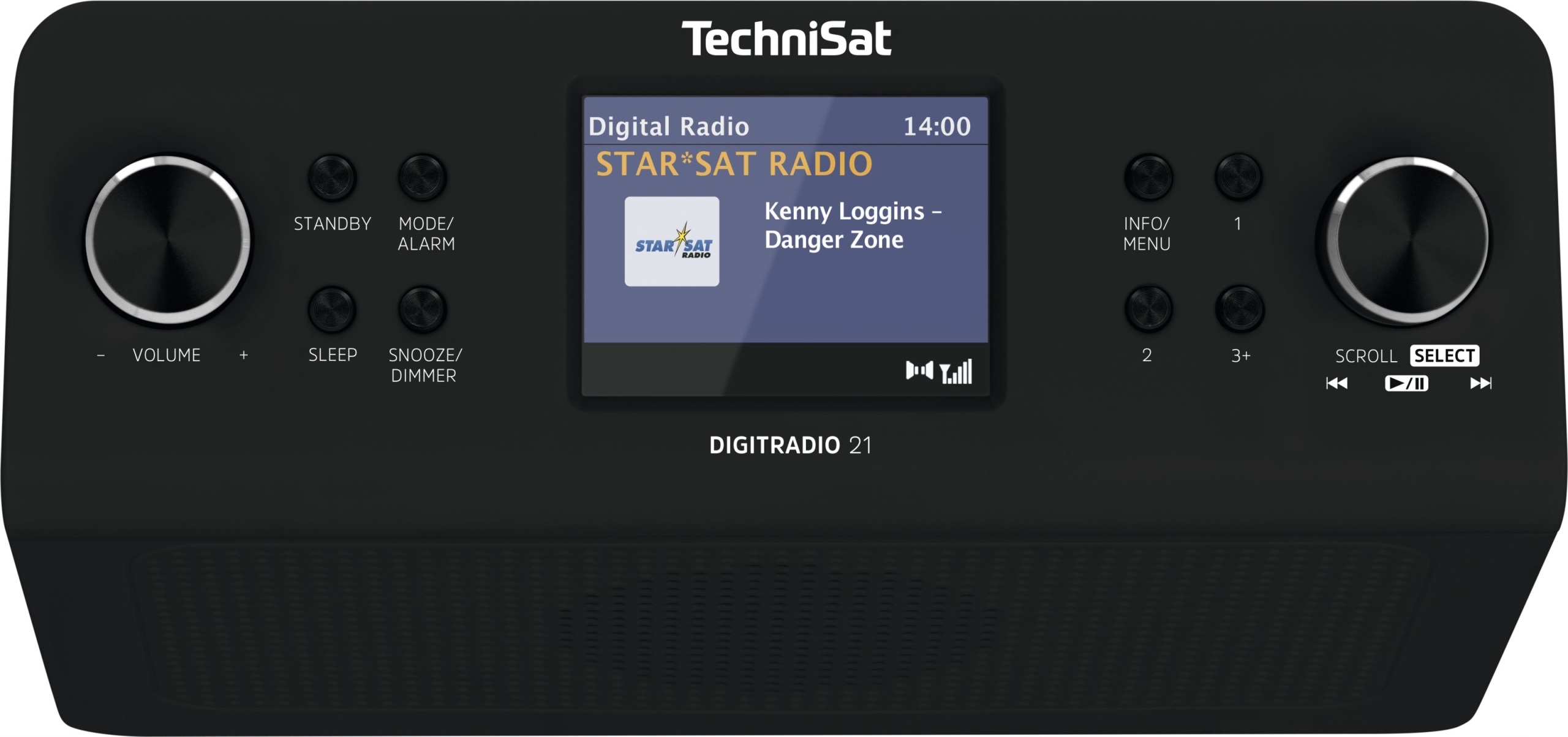Radio Kuchenne Podszafkowe FM+ DAB Bluetooth Białe do Kuchni Technisat 21 Radio DAB+ FM