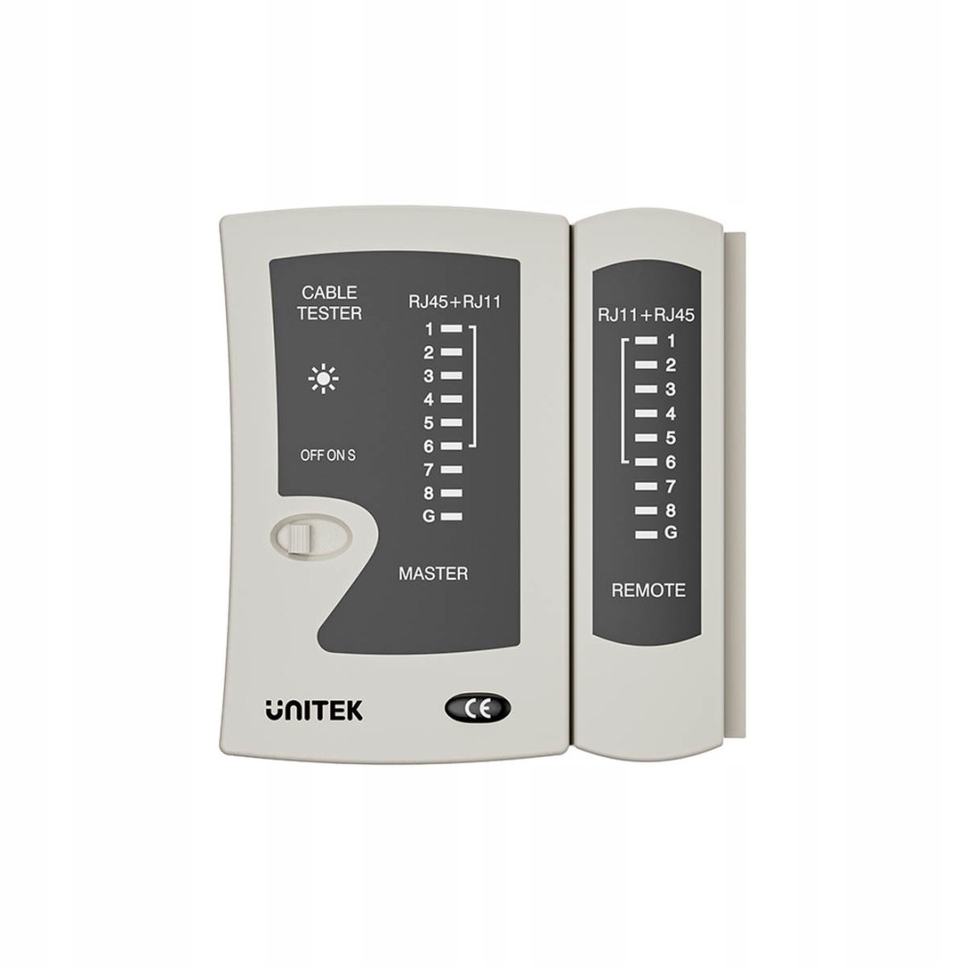 Unitek Tester kabli sieciowych RJ45/RJ11