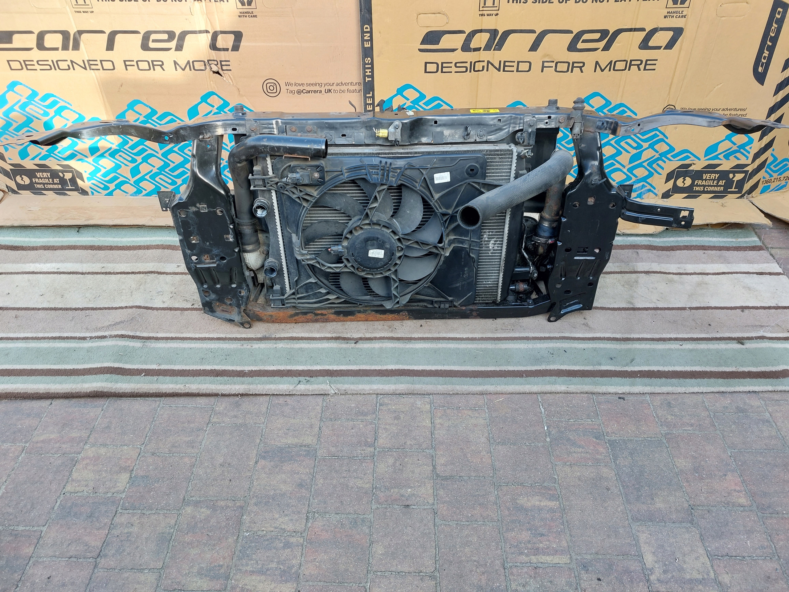 support panel for radiators NISSAN QASHQAI and J10 1.5DCI before LIFT
