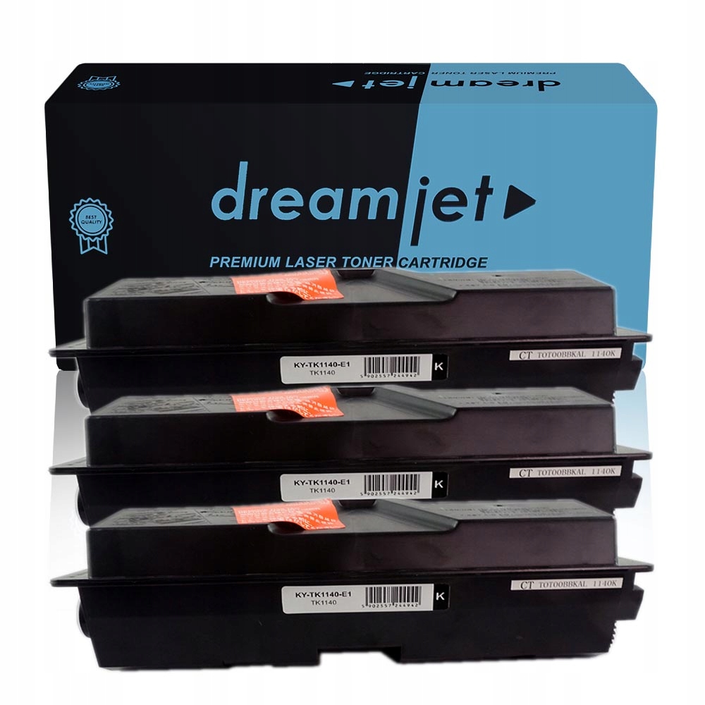 3x Toner pro Kyocera TK1140 FS1035MFP FS1135MFP