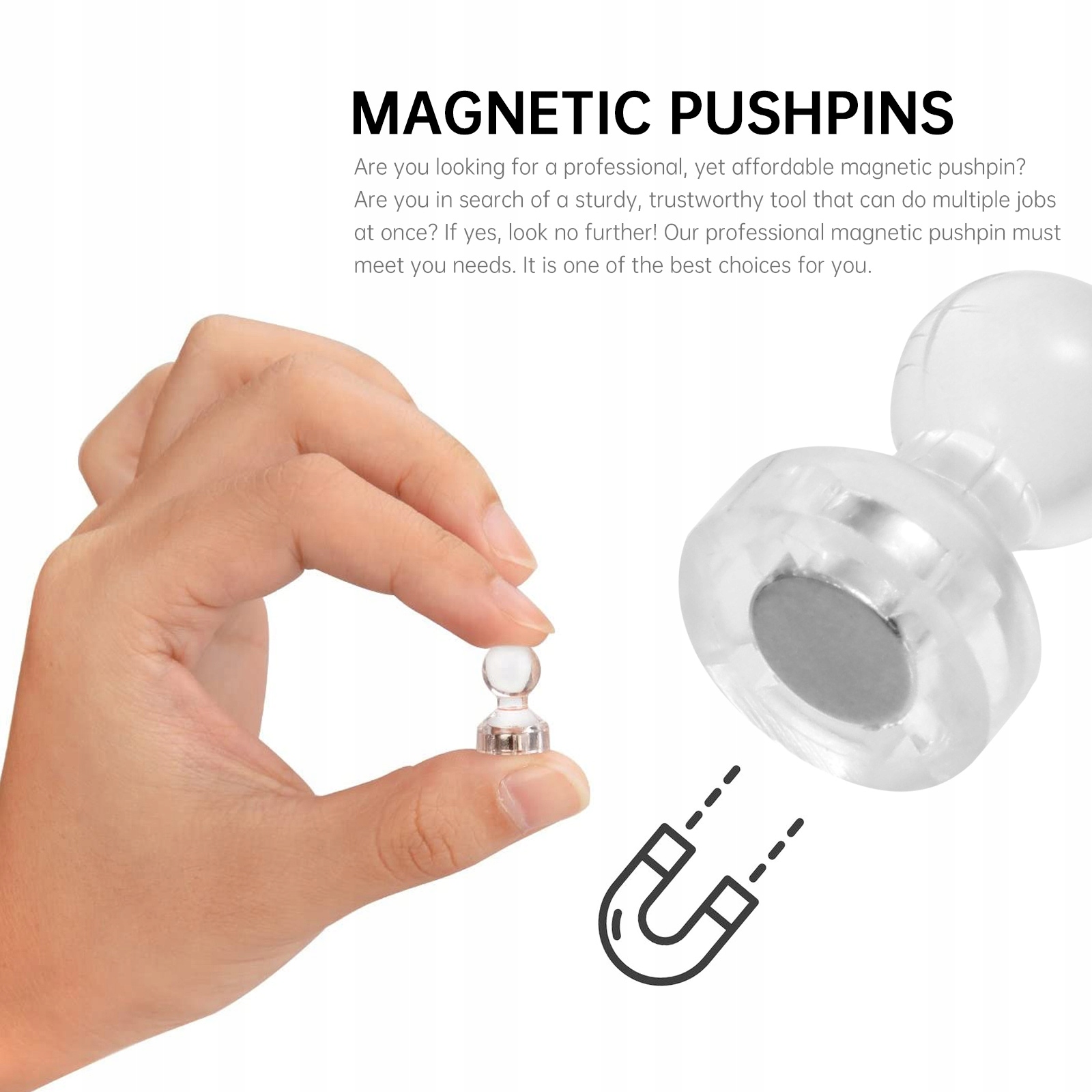 LODÓWKA MAGNETYCZNA Z PUNKTEM BIAŁĄ TABLICA MAGNETYCZNA PUNKTY 30 SZT. Materiał metal