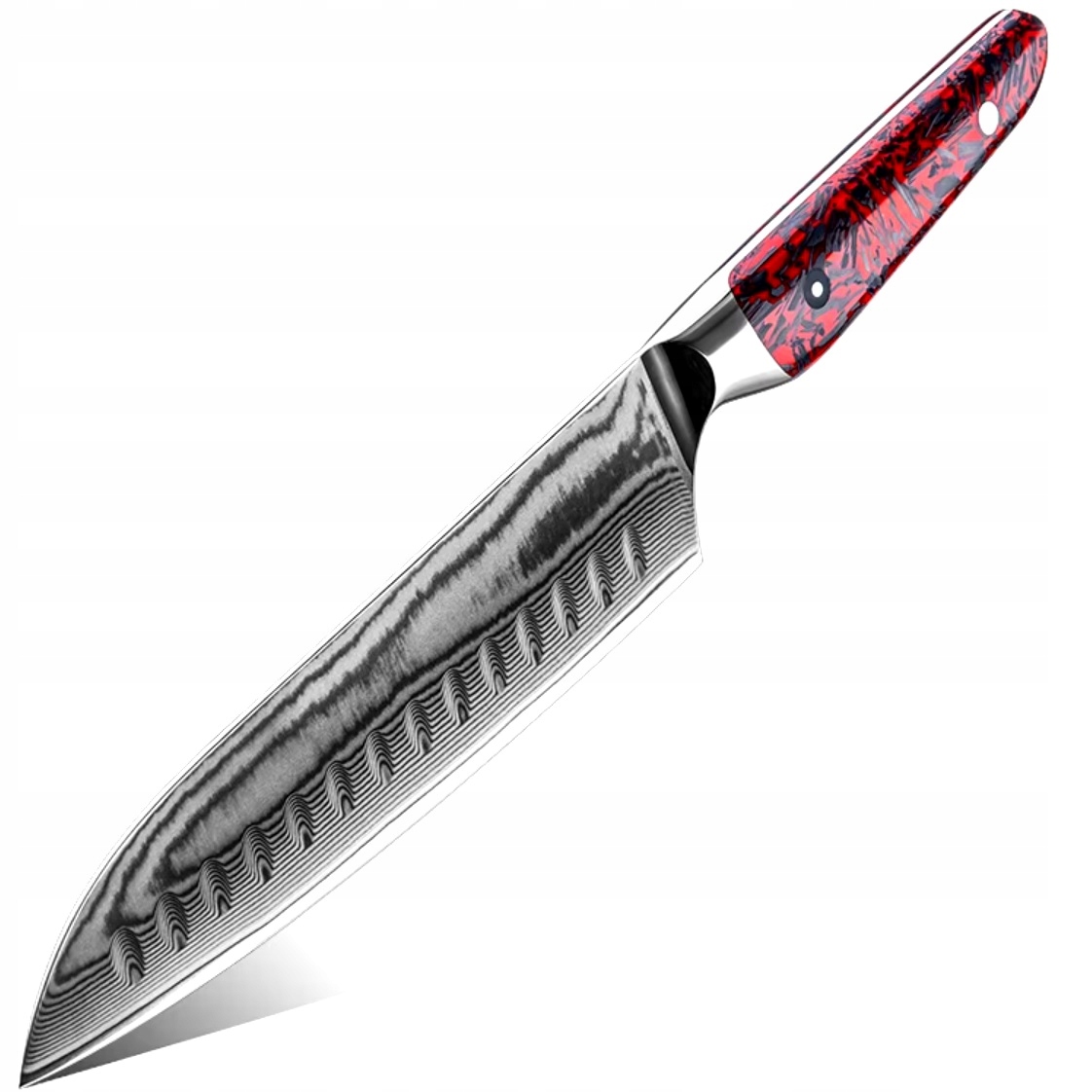Damaškový kuchynský nôž Madoka Santoku KP-35088