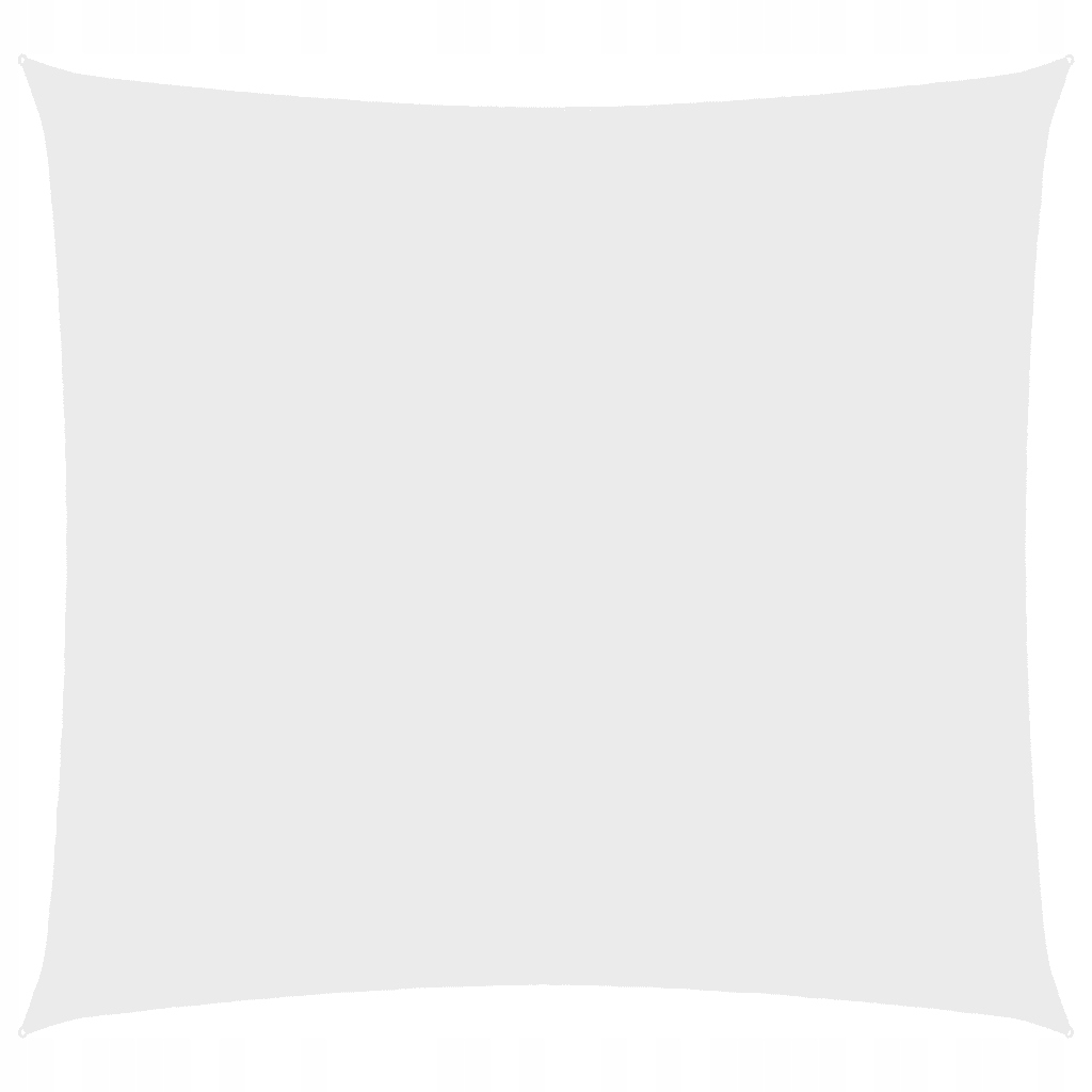 Stínící plachta oxfordská látka čtvercová 5 x 5 m bílá Bílá 135251