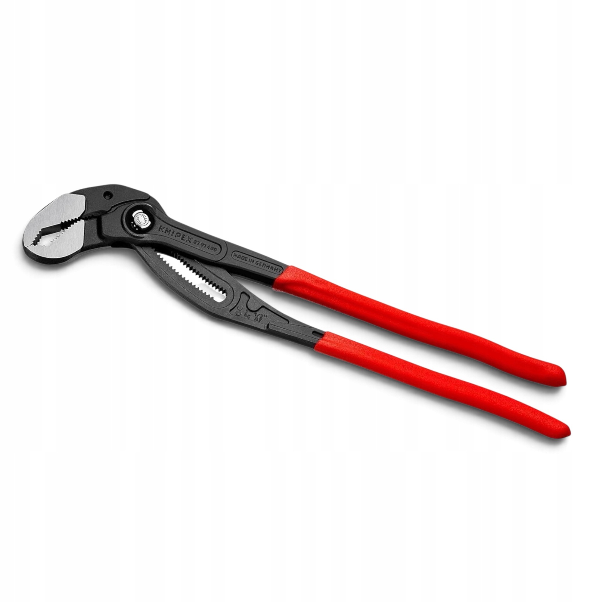 Szczypce do rur Cobra XL 400 mm 27 pozycji regulacji Knipex 87 01 400 Sb