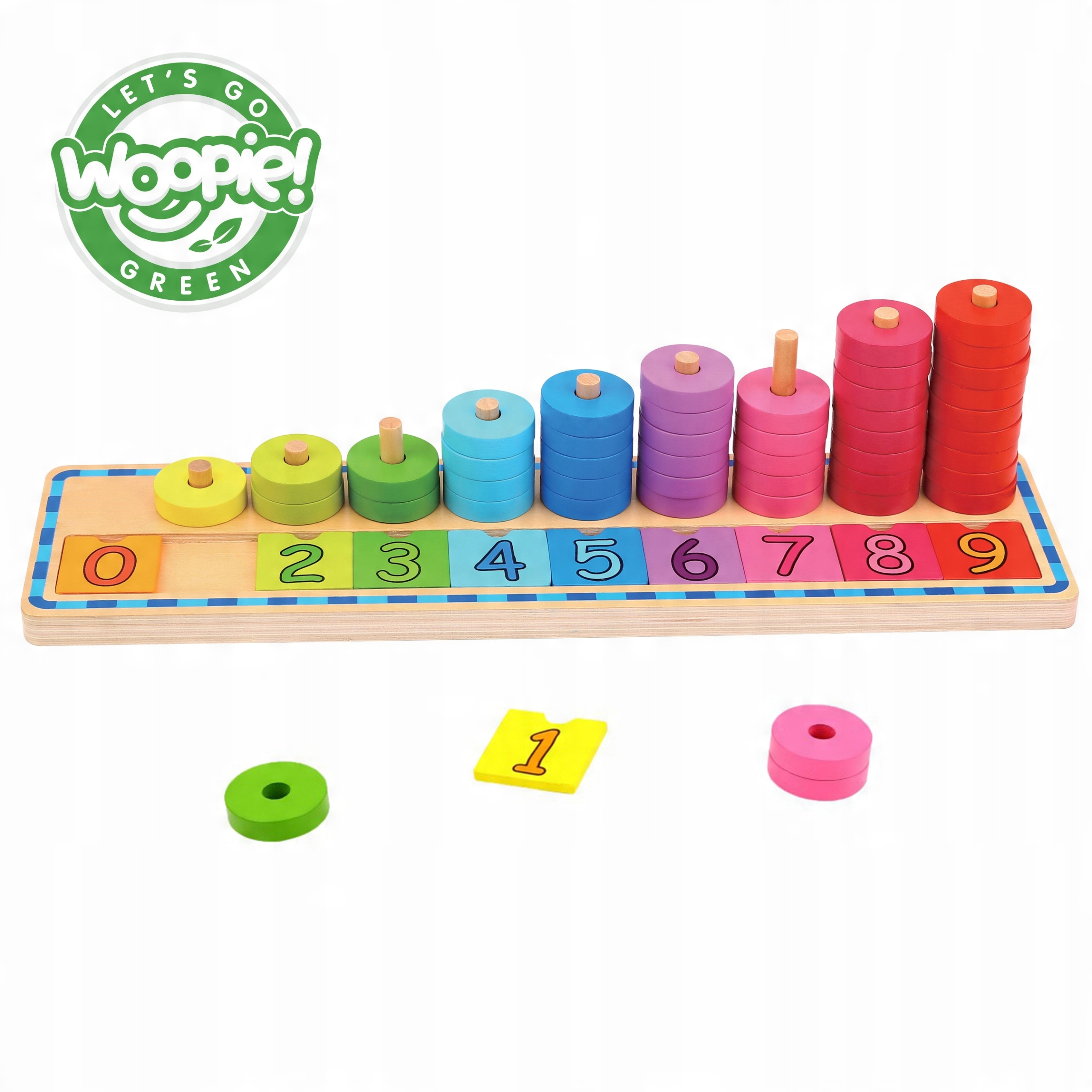 

Układanka Nauka Liczenia Montessori 54 el. Woopie