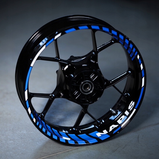 Samolepky S Vaším Nápisem pásky na ráfky, okraje motocyklových kol pro Suzuki