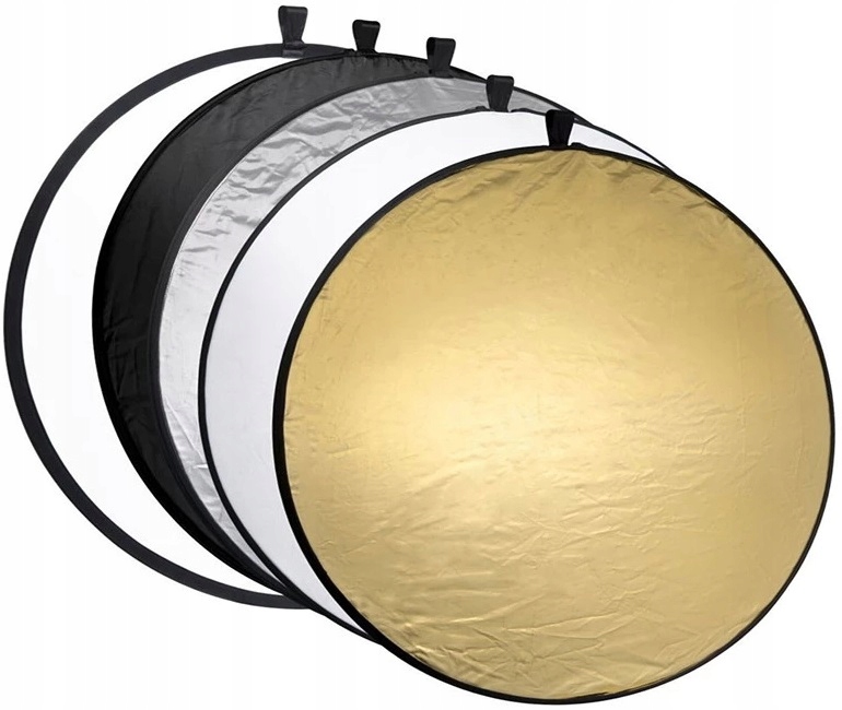 BLENDA FOTOGRAFICZNA 5W1 ZŁOTA SREBRNA DYFUZOR