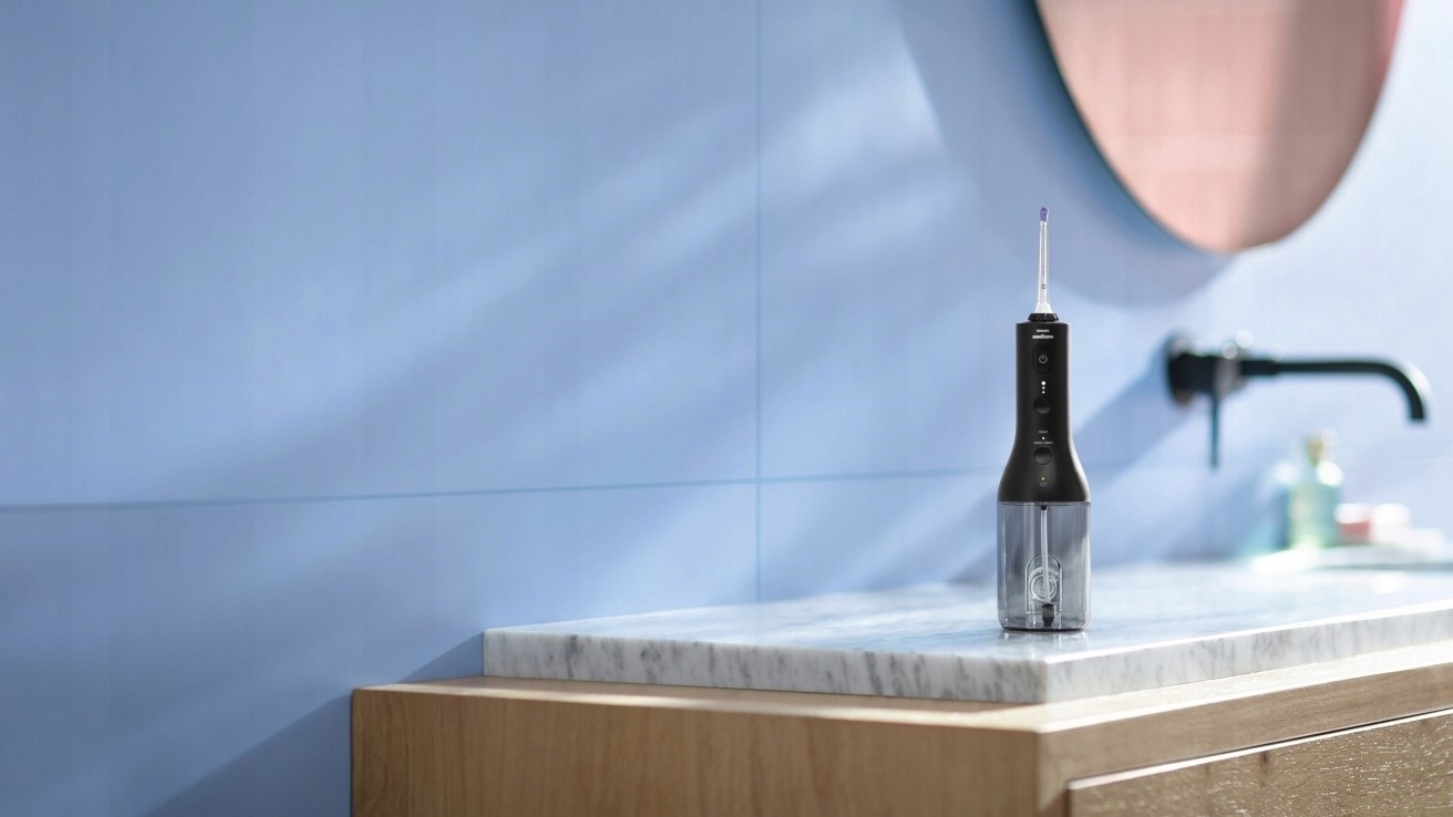 PHILIPS SONICARE Bezprzewodowy Irygator Do Zębów i Dziąseł Czarny — miniatura 14