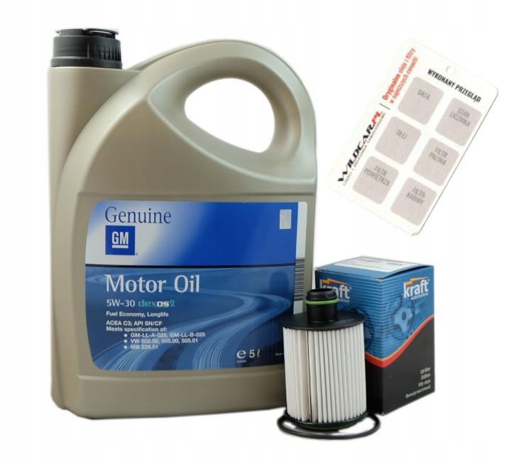 Opel Astra J Zafira C 2.0 Cdti Olej Gm 5W30+Filter