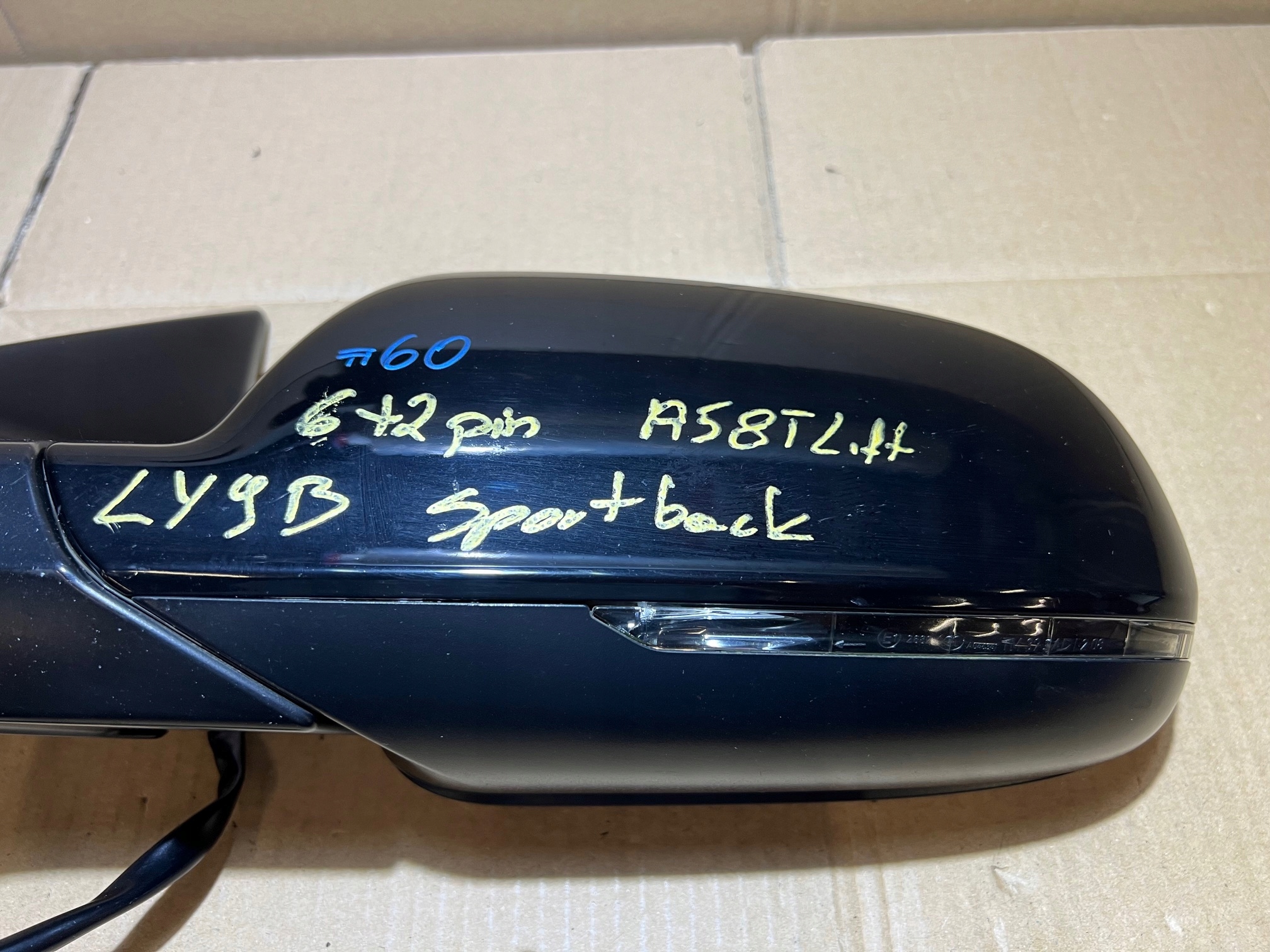 AUDI A5 8T LIFT LY9B SPORTBACK mirror left 6+2 PIN