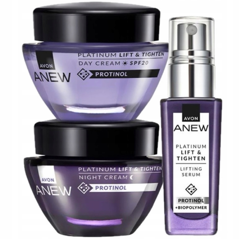 Avon Liftingová sada Anew Platinum 3v1 Serum Denní a noční krém